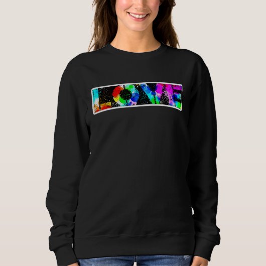Sweatshirt This presents the love and love motif (Devant)