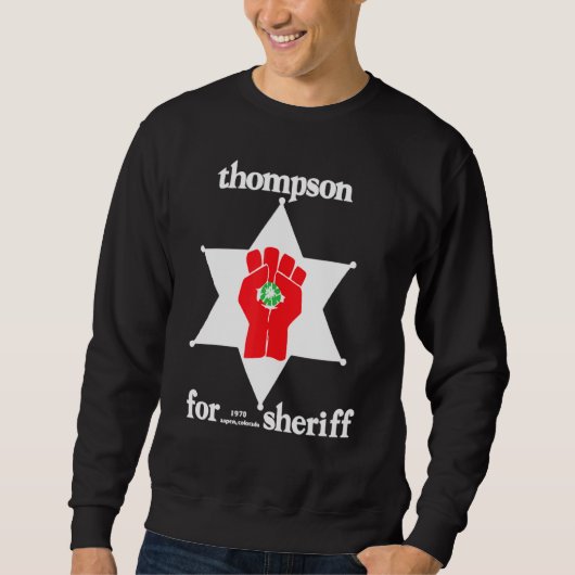 Sweatshirt Thompson Hunter Pour Sheriff (Devant)