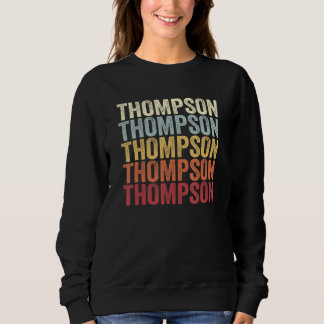 Sweatshirt Thompson New York Thompson NY Retro Vintage Text