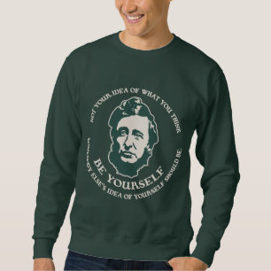 Sweatshirt Thoreau - soyez vous-même