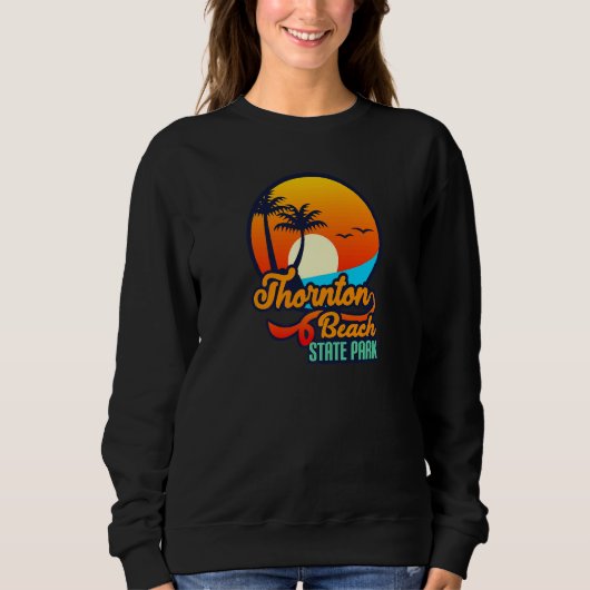 Sweatshirt Thornton Beach State park California USA America   (Devant)