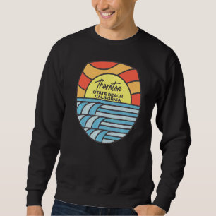 Sweatshirt Thornton State Beach California Ca Beach Sunset