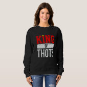 Sweatshirt Thot Player Thots Single Guy Bro Dating For Him  G (Devant entier)