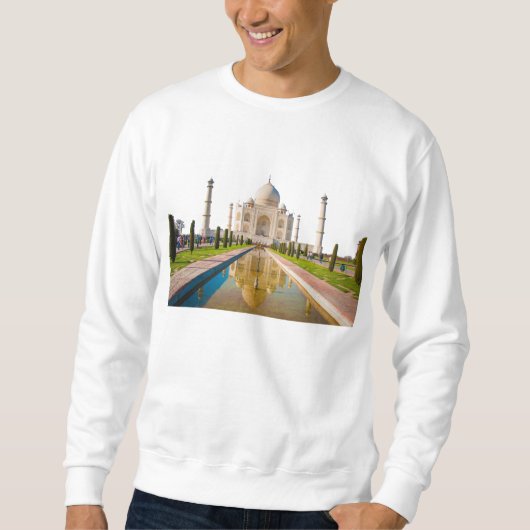 Sweatshirt Threads majestueux : Embrassez la beauté du Taj Ma (Devant)