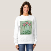 Sweatshirt Three Pink Roses Thunder_cove (Devant entier)