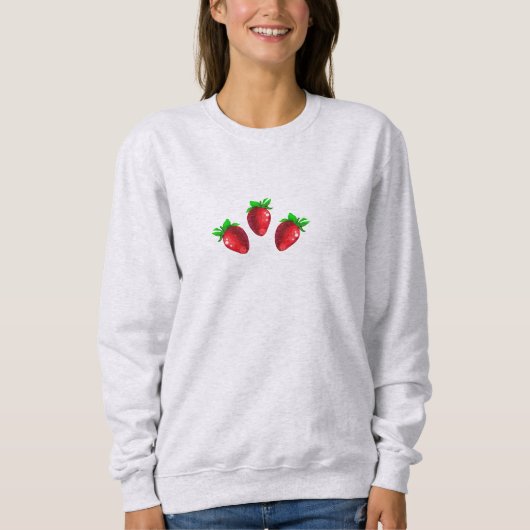 Sweatshirt Three Strawberries (Devant)