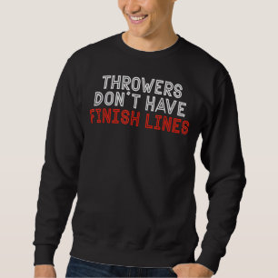 Sweatshirt Throwers n'ont pas de lignes de finition Javelin T