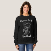 Sweatshirt Thurso East Caithness Scotland Surf Surfing Souven (Devant entier)