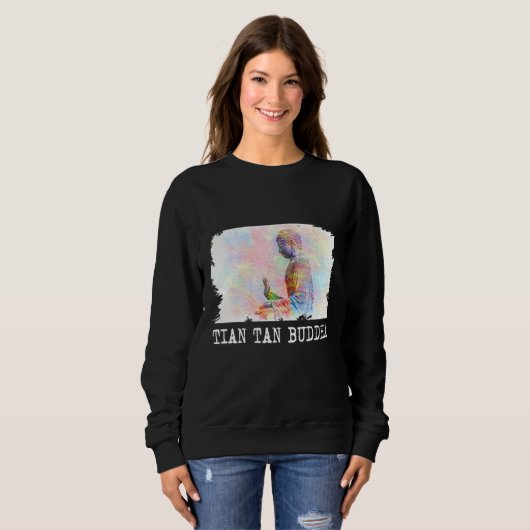 Sweatshirt Tian Tan Bouddha (Devant entier)