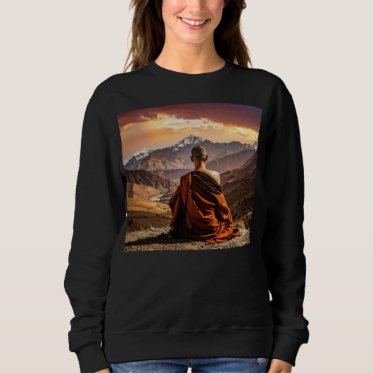 Sweatshirt Tibet - Bouddhisme - Méditation (Devant)