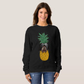 Sweatshirt Tibetan Terrier Pineapple Dog (Devant entier)
