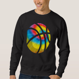 Sweatshirt Tie Dye Basketball mignonne Trippy Hippy Boys Girl