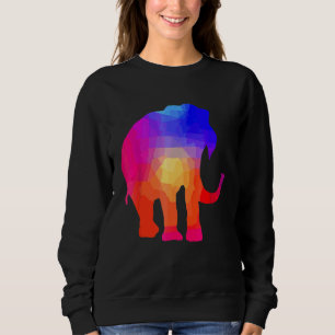 Sweatshirt Tie Dye Elephant Cravate teint Sauvez Les Animaux
