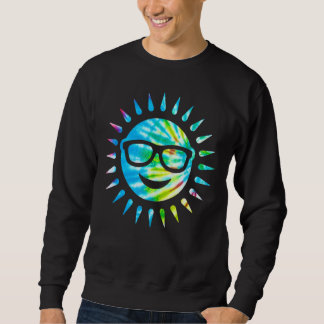 Sweatshirt Tie Dye Fresh Summer Vibes Vintage Retro Hawaii Su