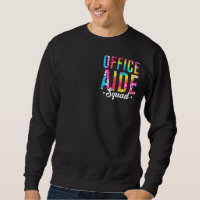 Tie Dye Office Aide Squad Pocket Office Administra
