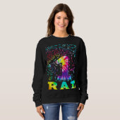 Sweatshirt Tie Dye Welcome Back To School Happy 1 Grade (Devant entier)