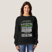 Sweatshirt Tiefbauer Construction Site Digger Conducteur Prof (Devant entier)