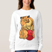 Sweatshirt Tiger Bowling Bowling boule (Devant)