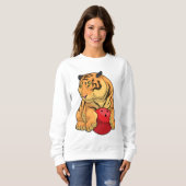 Sweatshirt Tiger Bowling Bowling boule (Devant entier)