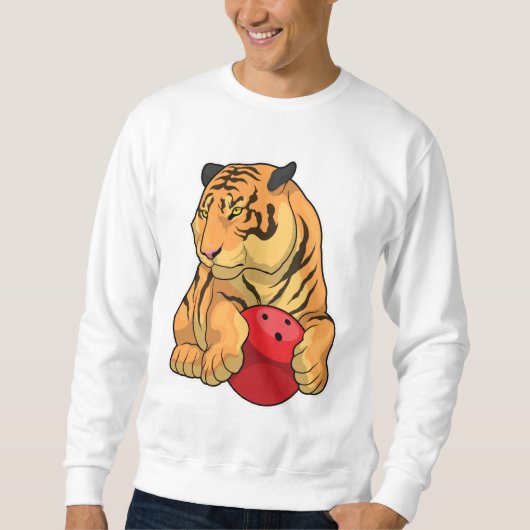 Sweatshirt Tiger Bowling Bowling boule (Devant)