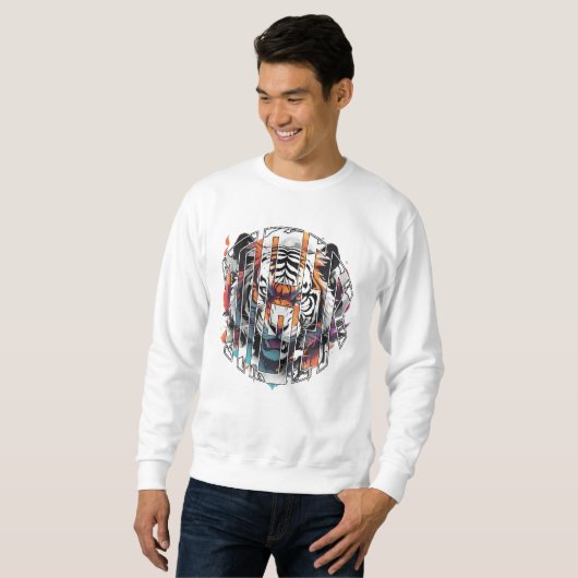 Sweatshirt Tiger CBW (Devant entier)