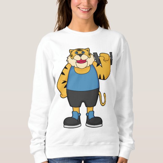 Sweatshirt Tiger Fitness Dumbbell (Devant)