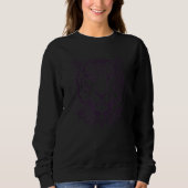 Sweatshirt Tiger Head Face Boho Style Wildlife (Devant)