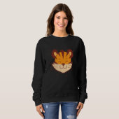 Sweatshirt Tiger Head hunting big Cat Predator Zoo (Devant entier)