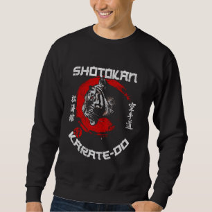 Sweatshirt Tiger Karate Symbole shotokan Dojo entraînement ka