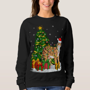 Sweatshirt Tiger Lover Xmas Famille Correspondant Père Noël F