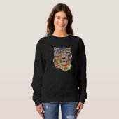 Sweatshirt Tiger Motif  20 (Devant entier)