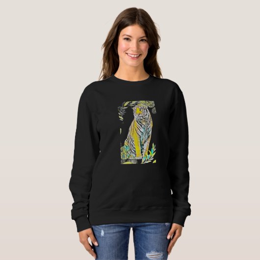 Sweatshirt Tiger Motif  23 (Devant entier)