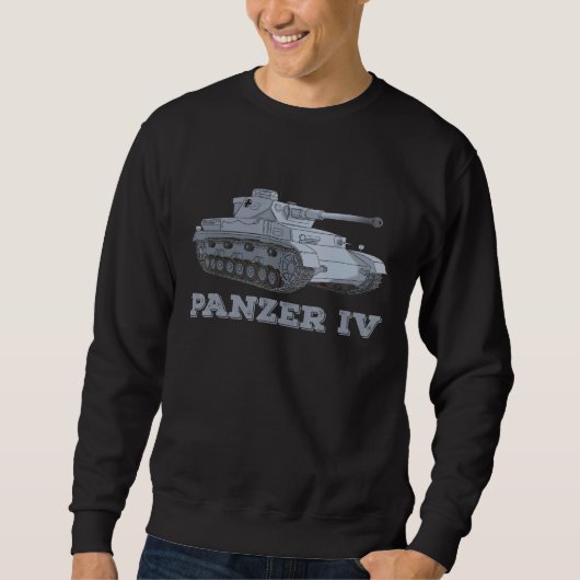 Sweatshirt Tiger Panzer Iv Tank World War 2 Allemand Tank (Devant)