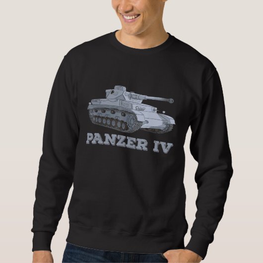 Sweatshirt Tiger Panzer Iv Tank World War 2 Allemand Tank (Devant)