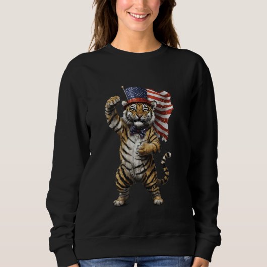 Sweatshirt Tiger Usa (Devant)