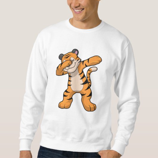 Sweatshirt Tigre à Hip hop Dance Dab (Devant)