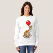 Sweatshirt Tigre avec ballon (Devant entier)