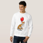 Sweatshirt Tigre avec ballon (Devant entier)