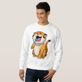 Sweatshirt Tigre avec Lollipop (Devant entier)