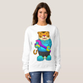 Sweatshirt Tigre comme mécanique avec clé (Devant entier)