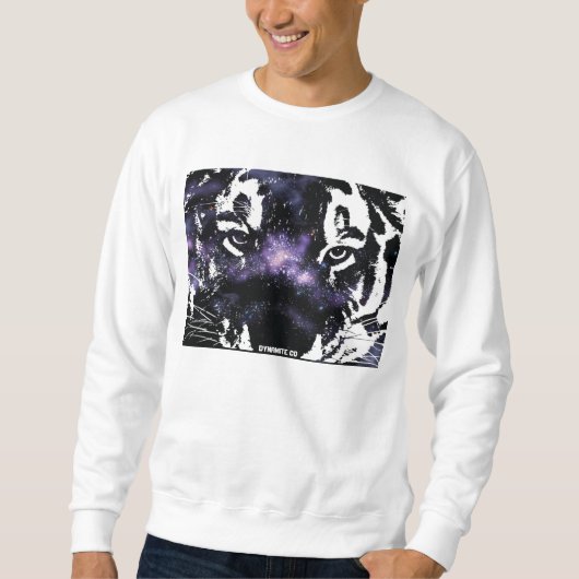 Sweatshirt Tigre de galaxie (Devant)