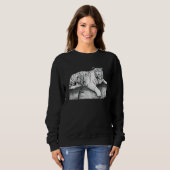 Sweatshirt Tigre Le Gros Chat (Devant entier)