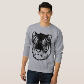 Sweatshirt Tigre noir (Devant entier)