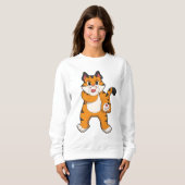 Sweatshirt Tigre silencieux (Devant entier)