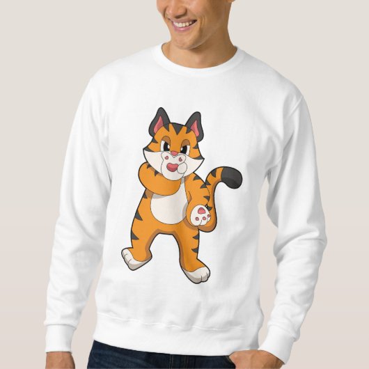 Sweatshirt Tigre silencieux (Devant)