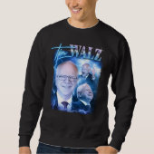 Sweatshirt Tim Walz Retro 90s (Devant)