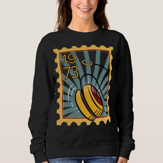 Sweatshirt Timbre Postal Avec Yo Yo 1973 (Devant)