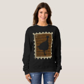 Sweatshirt Timbre-Poste Avec Un Dindon (Devant entier)