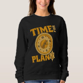 Sweatshirt Time For Plan Bitcoin Cryptocurrency Blockchain Bi (Devant)