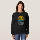 Sweatshirt Time Wasted at the Beach Ocean Sayings (Devant entier)